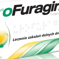 Opakowanie UroFuraginum 50 mg tabletki. Czy furagina jest na receptę? Lek na zakażenia dolnych dróg moczowych.