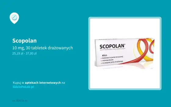 Scopolan bez recepty? Sprawdź, czym się różni i kiedy go stosować